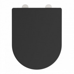 WC-Sitz BLACK TÜV geprüft in D-Form