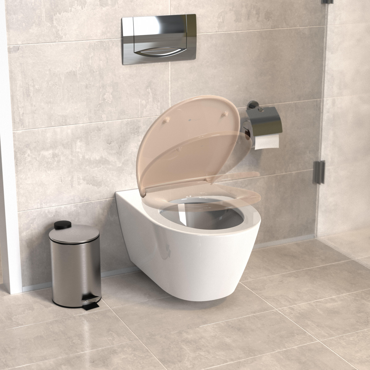 WC Sitz BAHAMABEIGE Made in Germany