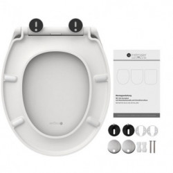 WC-Sitz WHITE TÜV geprüft in O-Form