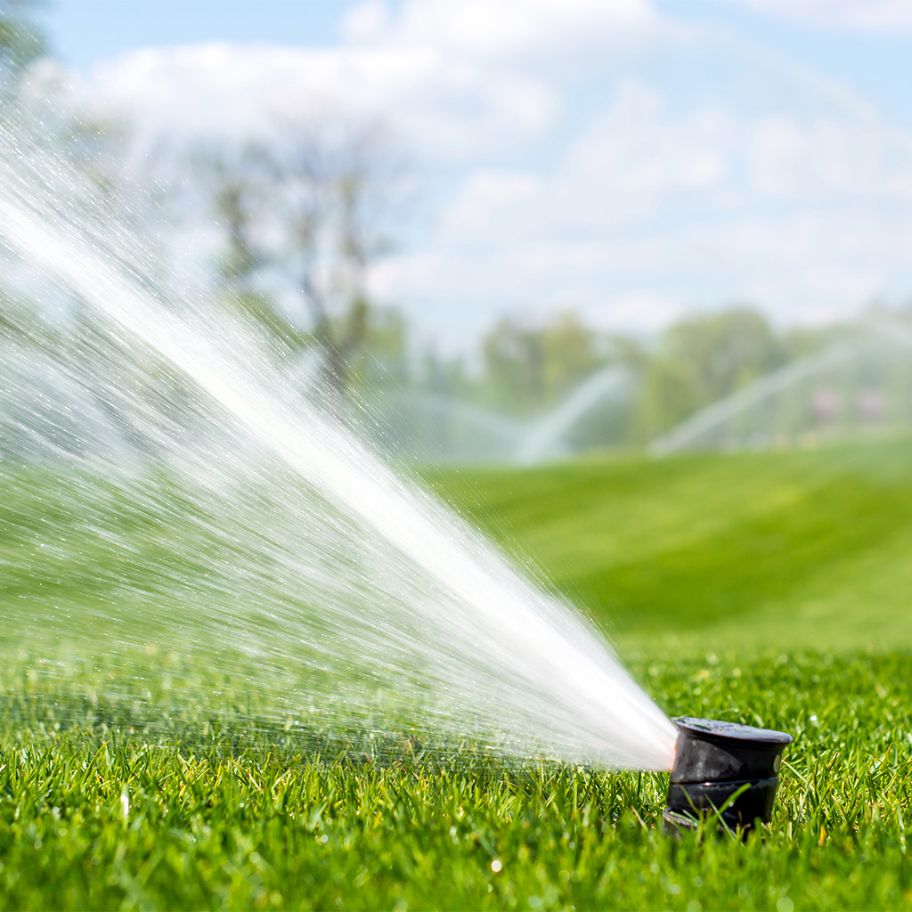 Gartenbewässerung Sprinkleranlage